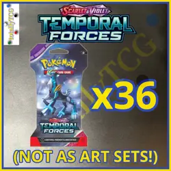 Pokemon Temporal Forces 36x Sleeved Booster Packs - (Booster Box Equivalent!) - Image 1