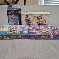 Disney Lorcana TCG Fabled Booster Box lot of 4 - Image 1