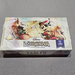 Disney Lorcana TCG Fabled Booster Box lot of 4 - Image 2