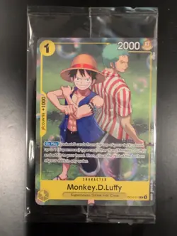 Monkey D Luffy OP10-111 Promo SEALED One Piece Card Game TCG English - Image 1
