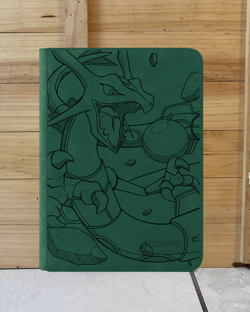 Rayquaza Pokemon Laser Engraved Trading Card Binder (Made To Order) - Image 1