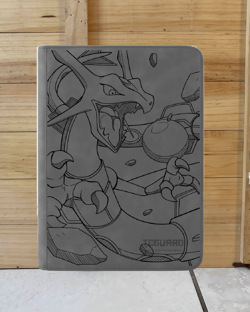 Rayquaza Pokemon Laser Engraved Trading Card Binder (Made To Order) - Image 2