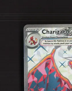 Charizard ex 056 Scarlet & Violet Full Art Black Star Promo Holo Pokemon Card NM - Image 3
