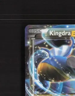 Kingdra EX 73/124 Fates Collide Ultra Rare Holo Pokemon Card LP - Image 3