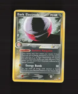 Dark Electrode 4/109 EX Team Rocket Returns Holo Rare SWIRL Pokemon Card LP - Image 1