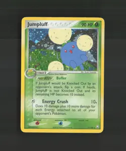 Jumpluff 11/109 EX Team Rocket Returns Holo PARTIAL DOUBLE SWIRL Pokemon Card LP - Image 1