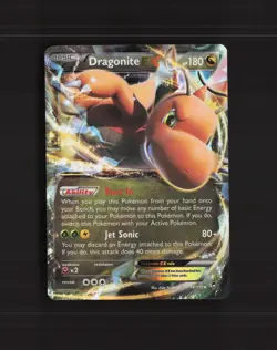 Dragonite EX 74/111 Furious Fists Ultra Rare Holo Pokemon Card LP+ - Image 1