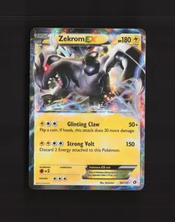 Zekrom EX 52/113 Legendary Treasures Rare Holo Pokemon Card LP+ - Image 1