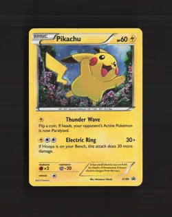 Pikachu XY89 XY Promos Black Star Promo Holo Pokemon Card DMG - Image 1