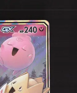 Togepi & Cleffa & Igglybuff GX 143/236 Cosmic Eclipse Rare Pokemon Card LP+ - Image 4