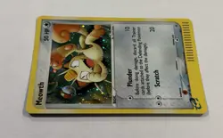 Pokemon Meowth Card #013 (EX Series Collector Tin) Black Star Promo Holo LP TCG - Image 3