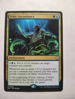Simic Ascendancy 260 R Commander: Bloomburrow Magic: The Gathering Near Mint - Image 1