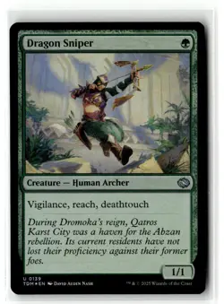 Dragon Sniper #139 (Foil) (NM) Tarkir Dragonstorm TDM Magic MTG - Image 1