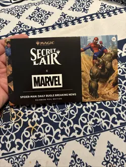 MTG Secret Lair x Marvel's Spider-Man: Daily Bugle Breaking News (Foil) - Image 1