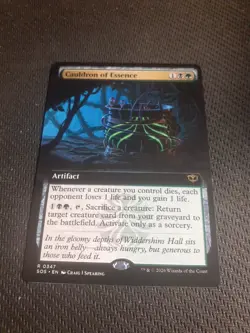 Cauldron of Essence (Extended Art) Secrets of Strixhaven 0347 NM Non-Foil - Image 1