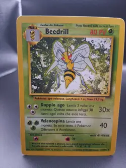 Pokemon TCG Beedrill 17/102 Rare Vintage Base Set Regular NM - Image 2