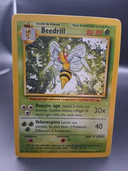 Pokemon TCG Beedrill 17/102 Rare Vintage Base Set Regular NM - Image 3