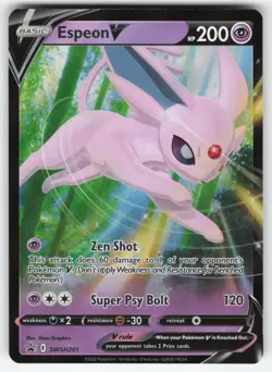 Espeon V SWSH201 Pokemon TCG Sword & Shield Promo NM - Image 1