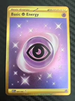 Pokemon TCG Basic Psychic Energy 207/165 S&V Hyper Rare VLP - Image 1
