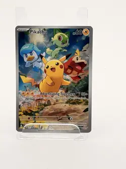 Pikachu 027 SV Scarlet & Violet Promo Holo English 60 HP Adventuring Together - Image 1