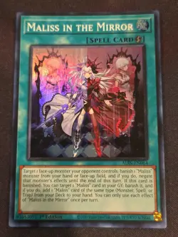 x1 Maliss in the Mirror - ALIN-EN064 - Super Rare - 1st Edition Yu-Gi-Oh! M/NM - Image 1