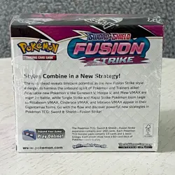 Pokemon Fusion Strike Booster Box Factory Sealed Sword & Shield 36 Packs New - Image 4