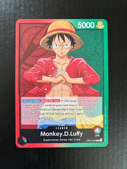 One Piece - Monkey.D.Luffy Romance Dawn OP01 - OP01-003 LEADER TCG English 1 - Image 1