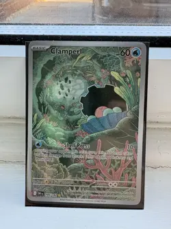 Pokemon TCG Destined Rivals Clamperl 195/182 Single Card IR - Image 3