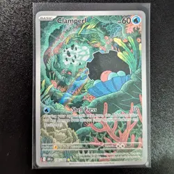 Pokemon TCG Clamperl 195/182 Illustration rare Destined Rivals | MINT / NM - Image 1