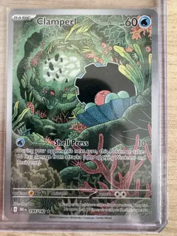 Pokemon TCG Clamperl 195/182 Secret Rare Destined Rivals - Image 1