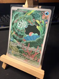 Pokemon TCG Clamperl 195/182 Illustration Rare – Destined Rivals – Near Mint - Image 1