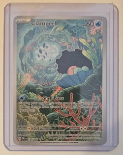 Pokemon TCG: Clamperl 195/182 Illustration Rare - Destined Rivals - Near Mint - Image 3