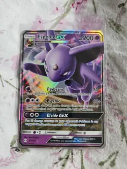 Espeon GX 61/149 SM Base Set - Holo Sun and Moon Pokemon - Image 1