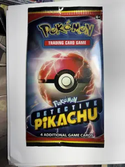 POKEMON TCG DETECTIVE PIKACHU SEALED BOOSTER PACK BRAND NEW - Image 1