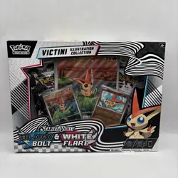 Pokemon TCG Black Bolt & White Flare Unova Victini Illustration Collection Box - Image 1
