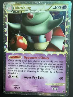 Pokemon TCG Slowking Prime 85/90 Undaunted Ultra Rare Holo 100 HP EN 2010 - Image 3