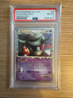 2010 Pokemon: SLOWKING 85/90 - Holo [Prime] - [HGSS Undaunted Set] - NM/MT PSA 8 - Image 1