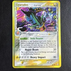 Gyarados Reverse Holo EX Holon Phantoms Stamped 8/110 Pokemon TCG Card - NM - Image 1