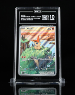 TAG 10 2025 POKEMON SVP EN-SV BLACK STAR PROMO #208 VICTINI - Image 1