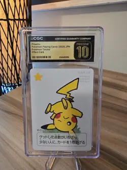 Pikachu CGC Pristine 10 Taruka Playing Cards Pokemon Japanese - Image 1