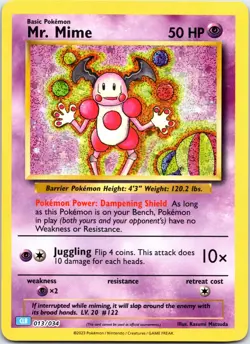 Mr. Mime Holo Classic Collection Trading Card Game Classic 013/034 NM - Image 1