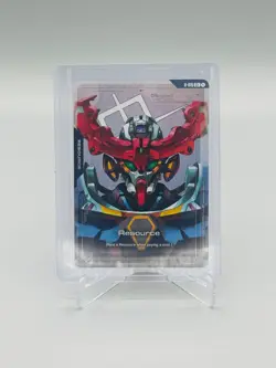 Gundam TCG Card Game Dual Impact Foil Resource GD02 C+ R-015 GQuuuuuuX - Image 1