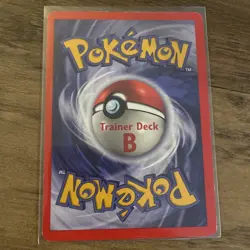 Pokemon Card 1999 Trainer Deck B WATER ENERGY 102/102 Base Set Very Rare LP - Image 1
