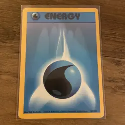 Pokemon Card 1999 Trainer Deck B WATER ENERGY 102/102 Base Set Very Rare LP - Image 2