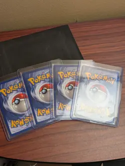 Pokemon 1999 English Holo 4-Card Lot Fossil Raichu, Lapras, Hitmonlee, Kabutops - Image 2
