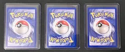 3x 1st Edition Fossil Kabuto Pokemon Cards LP Vintage WOTC Lot - Image 2