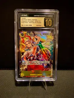 One piece card Yamato OP04-112 Alt Art Super Rare Japanese CGC 10 - Image 1