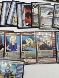 DBZ Dragon Ball Z Ccg Android Saga Near Complete Set 120 Card Lot Score CCG - Image 3