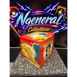 Vintage 1999 Pokemon Burger King 23K Gold Plated Charizard Card with Box & Ball - Image 1