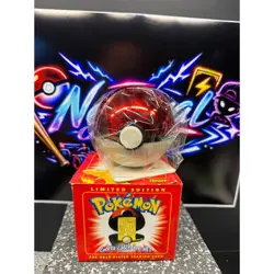 Vintage 1999 Pokemon Burger King 23K Gold Plated Charizard Card with Box & Ball - Image 4